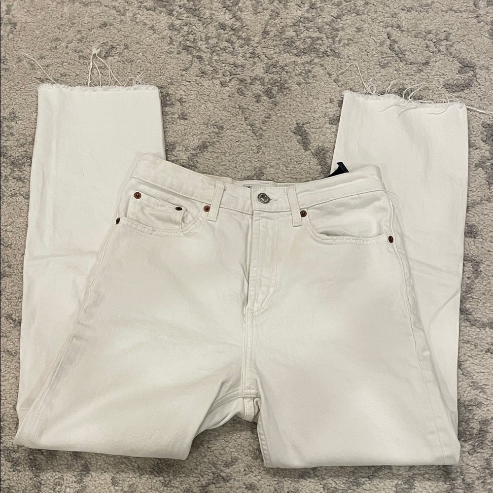 ZARA | White Denim Jeans - Picture 5 of 7